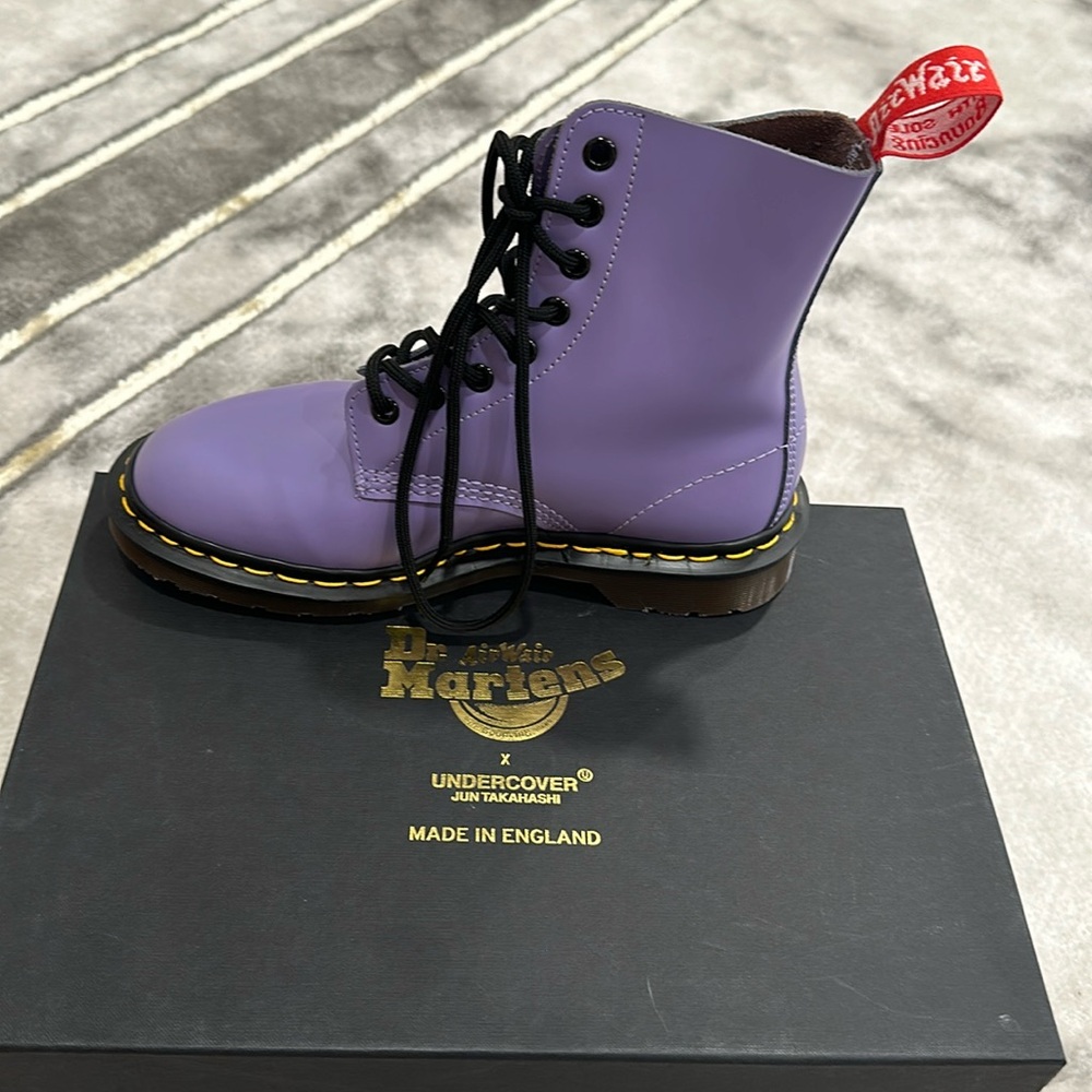 Undercover × Dr Martens 1460 in lavender